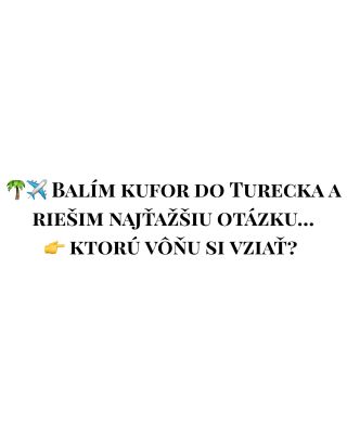 ✨ „Tak čo, ktorá by bola tvoja dovolenková voľba? 🌴✈️ Napíš mi do komentára . . . . . . . #flakon #fragrancecommunity...